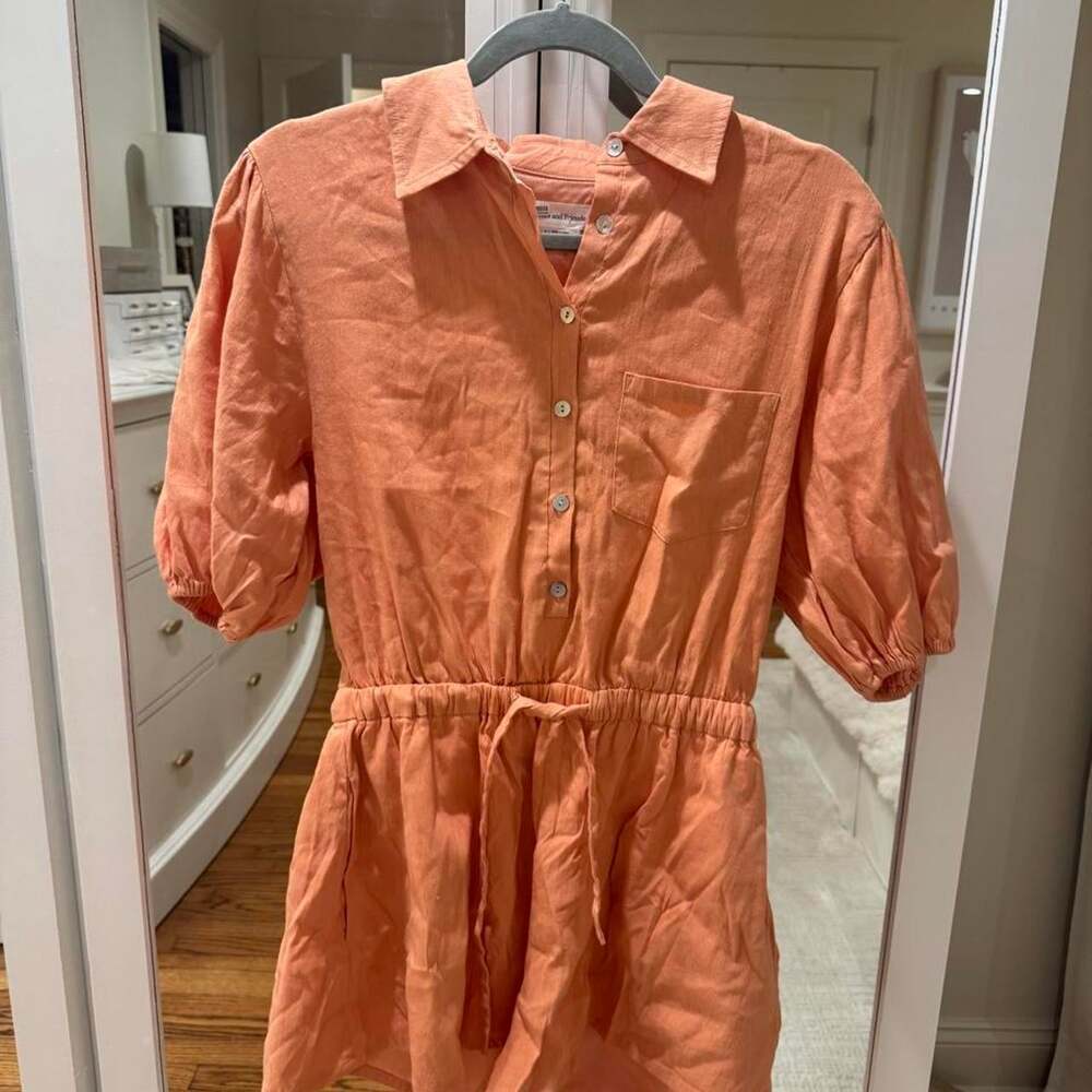 Lovers + Friends Women's Orange and Pink Playsuit-romper - Picture 2 of 2